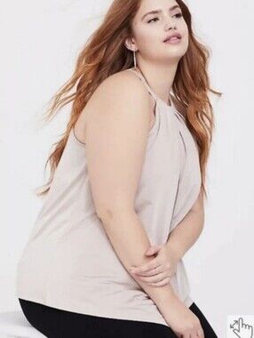 Torrid Champagne Studio Top 5X NWT